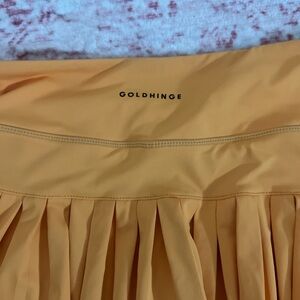 Women's Orange Skirt— GOLDHINGE
